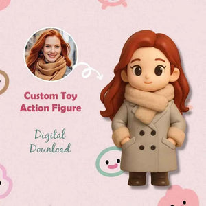 Custom Made 3D Mini Figure Office Desk Figurine Based on Your Picture Cute and Professional Style