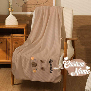 Personalized Bath Towel Custom Bathrobe with Embroidered Name Gift for Her