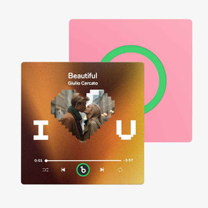 FridgeBeats Frameless Custom Photo Music Fridge Magnet Special for Valentine's Day New 4.0 Upgrade Album Fridge Magnet Sticker