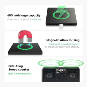 FridgeBeats Frameless Custom Music Fridge Magnet Colorful Album Fridge Magnet That Can Be Played Song Christmas Gift New 4.0 Upgrade