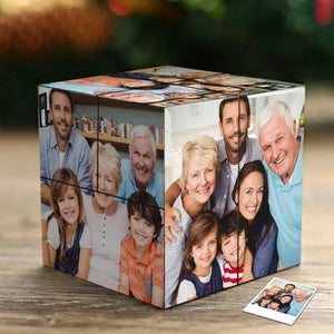 Custom Photo Cube Infinity Folding Multiphoto Cube Father's Day Gifts