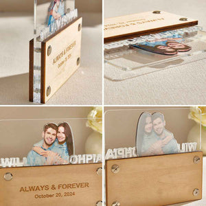 Personalized Photo Plaque Couple Plaque Home Decor Gift for Lover