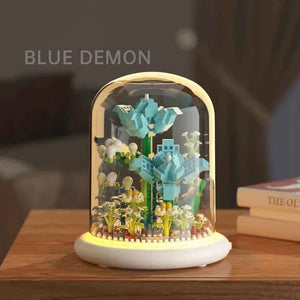 Carnation Bouquets DIY Flower Building Set Perfect Birthday Gift with Dust Cover Valentines Gift