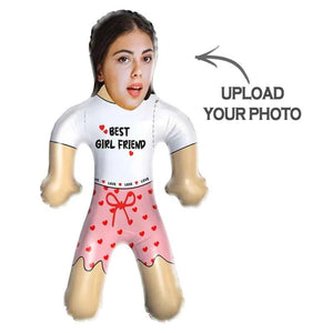 Custom Face & Text Blow Up Dolls Funny Inflatable Balloon Custom Air Doll for Party Favors
