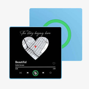 FridgeBeats Framed Custom Music Fridge Magnet New 4.0 Upgrade Wall Photo Sticker That Plays Music Without Cell Phone Multiple Styles Gift