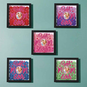 Personalized Photo Flower Shadow Box Frame Mother's Day Gift