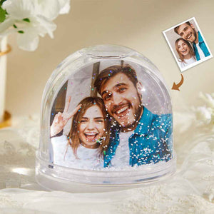 Personalized Photo Snow Globe Romantic Picture Home Decoration for Her