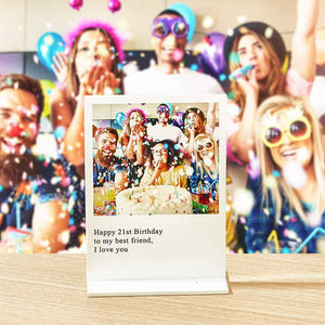 Personalised Photo Plaque Acrylic Photo Plaque Home Decor for Anniversary Birthday Gifts