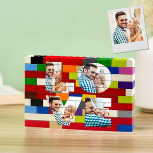 Custom Love Building Brick Personalized Photo Block Puzzle