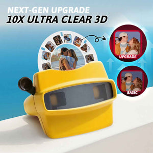 Custom 3D Viewfinder and Reel 10x Ultra-Clear 3D Upgraded Version Personalized Christmas Gifts Text and Photo Viewer with Your Own Photos