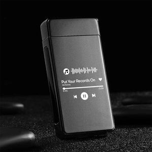 Personalized Music Code Engraved Lighter Custom Playlist Lighter