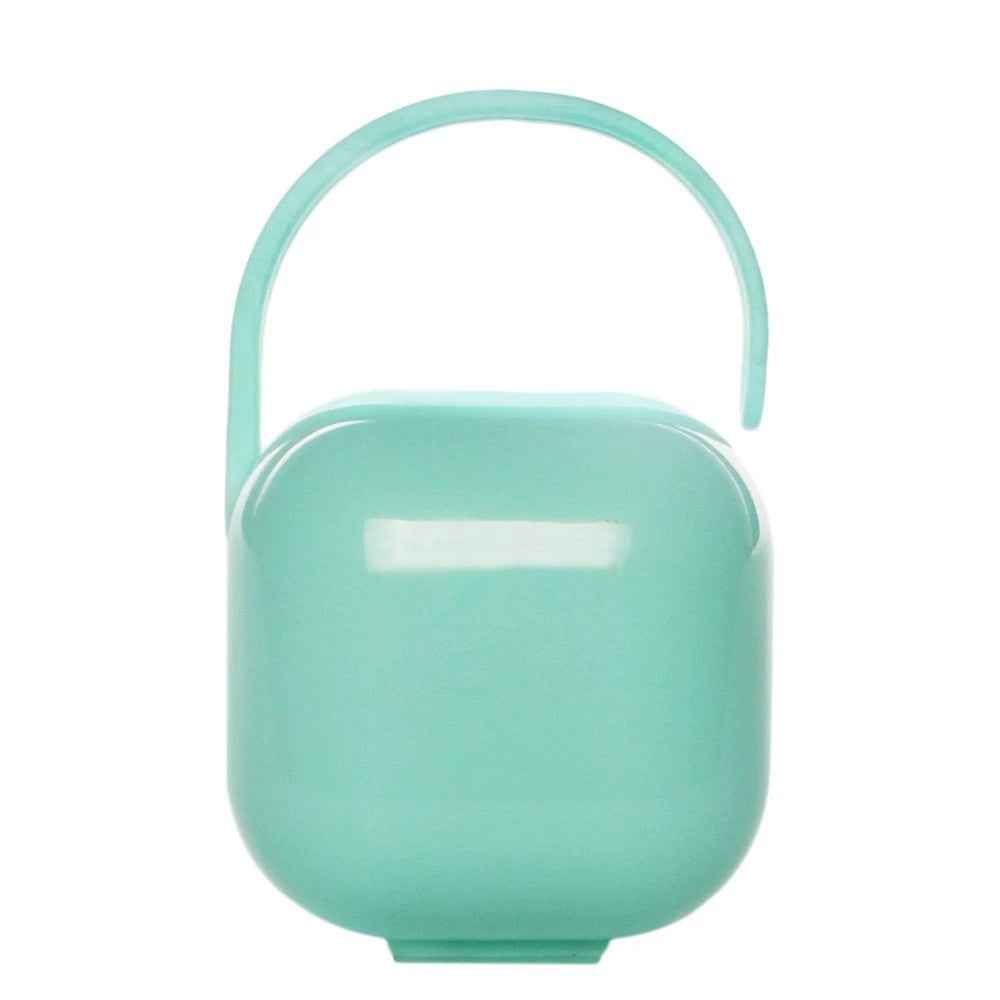 Candy Color Pacifier Storage Box – Portable PP Case Gift for Baby Pacifiers