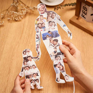 Personalized Photo Collage Night Light Custom Hand In Hand Pictures Lamp Father's Day Gift