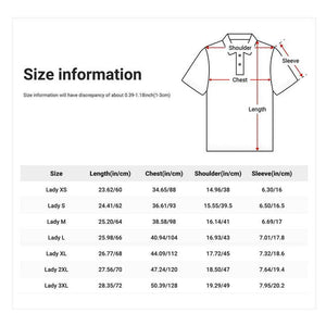 Custom Embroidered Golf Polo Shirts Women Short Sleeve Polo Shirt