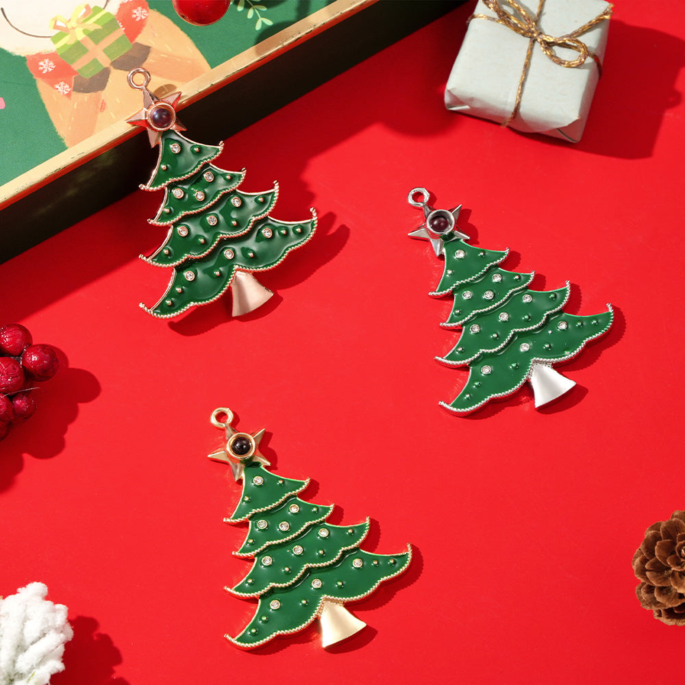 Personalised Projection Photo Ornament - Custom Christmas Keepsake Gift