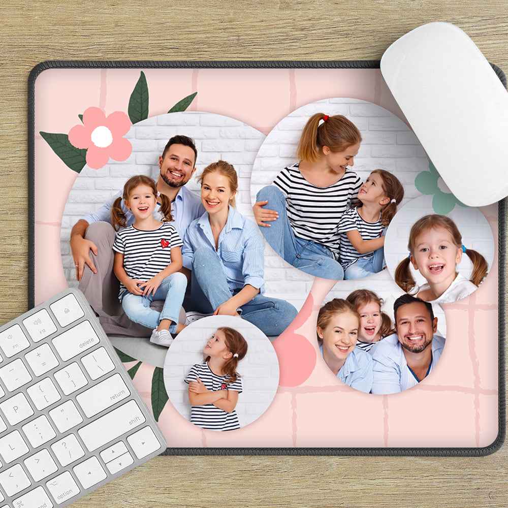 Custom Photo Mouse Pads Personalized Gaming Mat for Family