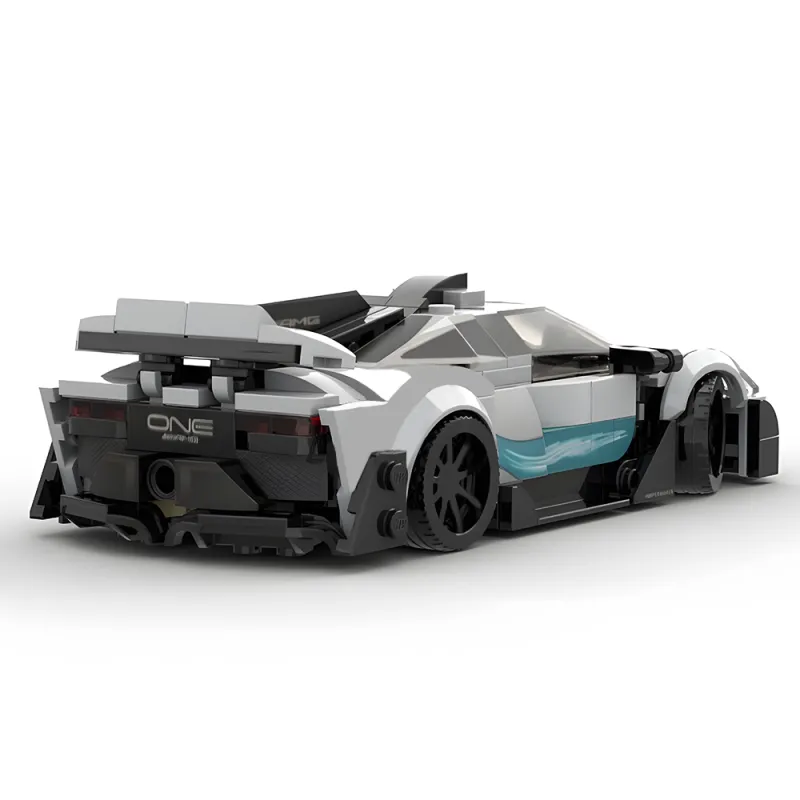 Mercedes-AMG ONE Creative Racing Car Building Blocks with Brick Figures