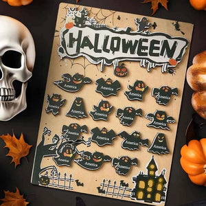 Personalized Hallowmas Wooden Ornament with Name Ghost Plaque for Halloween Gift