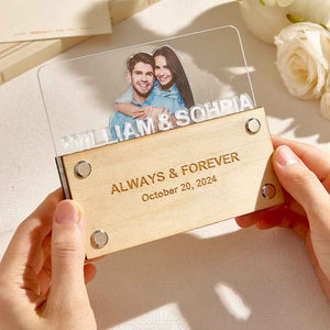 Personalized Photo Plaque Couple Plaque Home Decor Gift for Lover