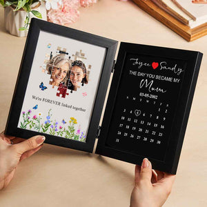 Personalized The Day You Became My Mother Puzzle Photo Frame Mother's Day Gift for Mom
