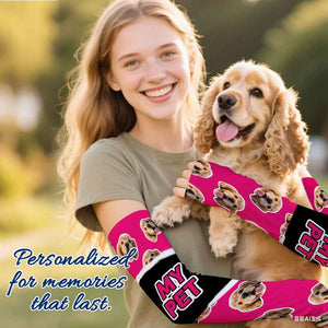 Custom Face Photo Arm Sleeves Summer Gift Birthday Gift
