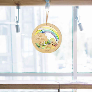 Personalized Rainbow Bridge Pet Ornament Memorial Pet Loss Gift for Pet Lovers