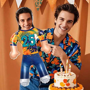 Custom Face Birthday Theme Blow Up Dolls Funny Inflatable Balloon Custom Air Doll for Party Favors