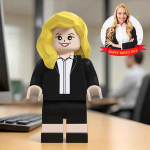 Fully Customizable Giant Minifigs Personalized Full-Body Brick Figure Boss's Day Gift Production Time: 7–10 Working Days