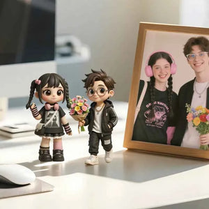 Custom Made 3D Mini Figure Office Desk Figurine Based on Your Picture Cute and Professional Style