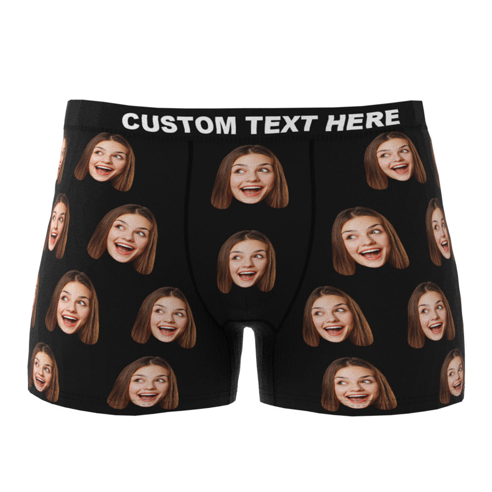 Personalised Photo Boxer Shorts | Custom Face Men's Underwear
