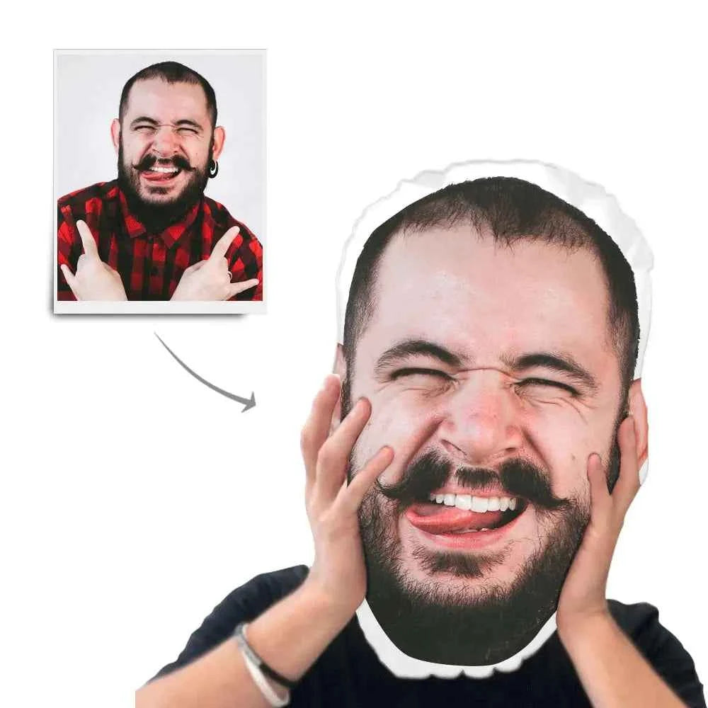 Custom Photo Shaped Pillow with Voice Recording – Personalized Sound Gift