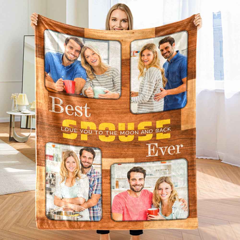 Custom Photo Blanket Photo Collage Blanket Best Friend Ever Blanket Gifts for Firendes