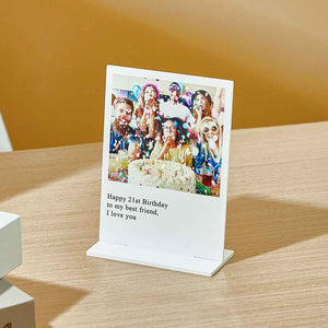 Personalised Photo Plaque Acrylic Photo Plaque Home Decor for Anniversary Birthday Gifts