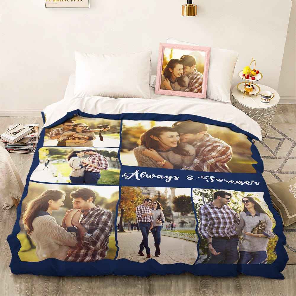 Custom Photo Collage Bedding Personalized Bedding Duvet Cover Double Bed Sheet Gifts