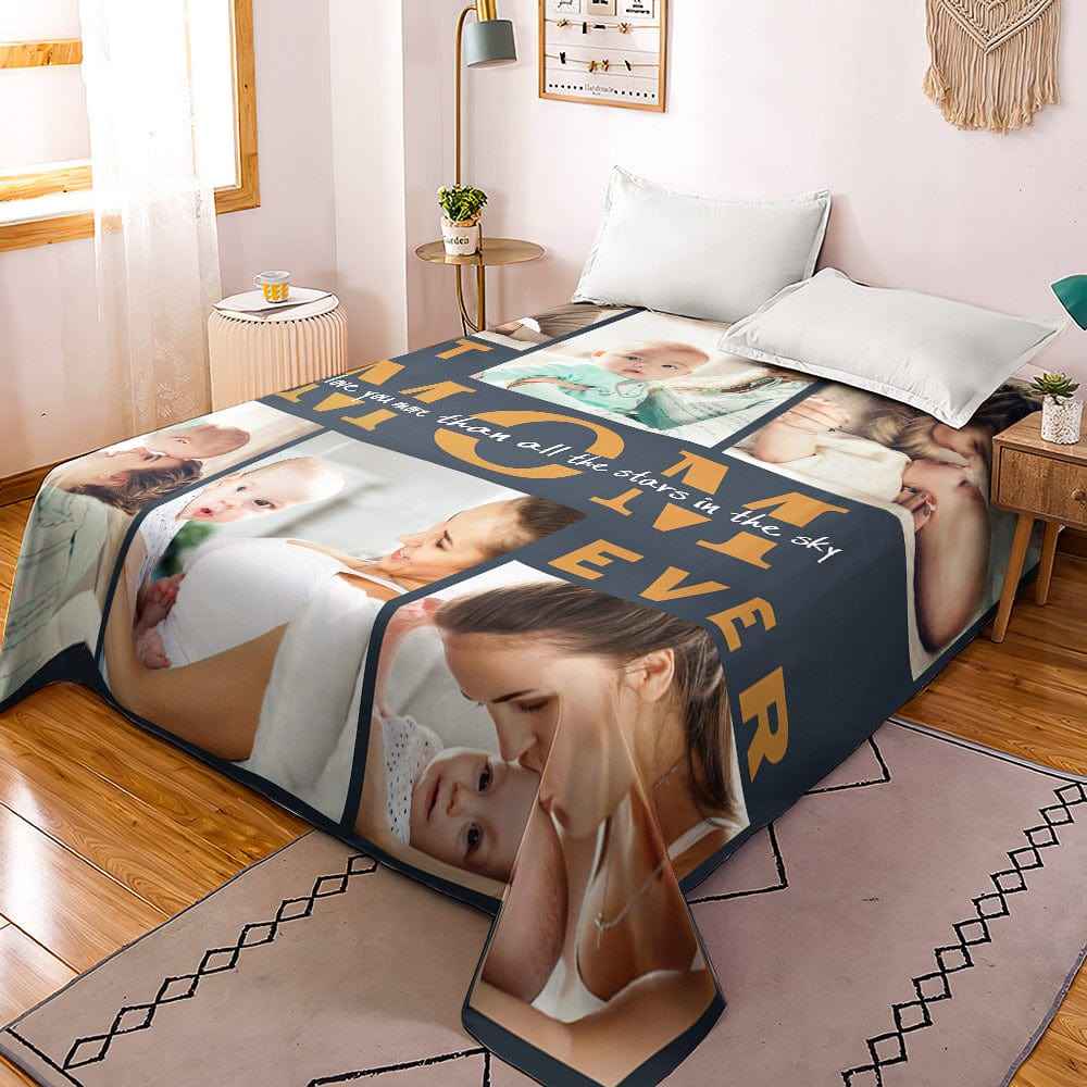 Custom Photo Collage Bedding Personalized Bedding Duvet Cover Double Bed Sheet Gifts