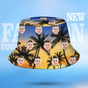 Custom Bucket Hat Unisex Outdoor Summer Cap Hiking Beach Sports Hats Gift for Lover Multiple Styles