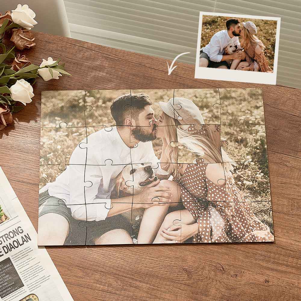 Custom Wooden Jigsaw Puzzle 30CM*42CM (20 Pieces) - Without Frame