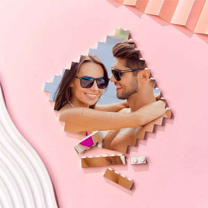 Photo Building Bricks Personalised Block Lozenge Shape