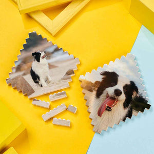 Photo Building Bricks Personalised Block Lozenge Shape