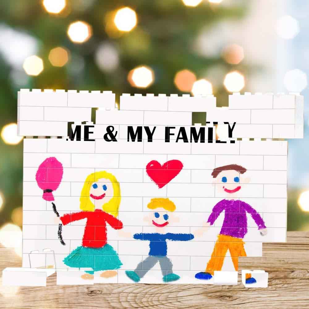 Custom Graffiti Style Building Brick Photo Building Blocks For Kids