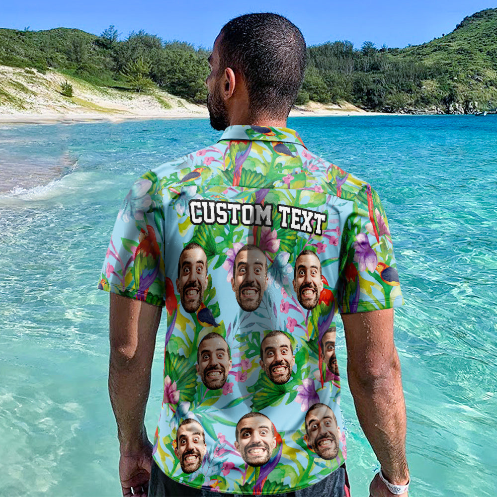 Custom Hawaiian Shirt With Personal Photo | Men's All Over Print Aloha Shirt