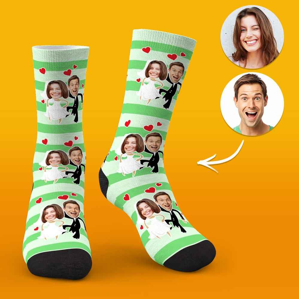 Custom Face Socks Wedding Socks Gift Ideas for Couples