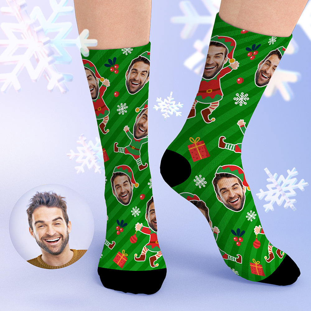 Personalised Photo Socks - Custom Funny Face Socks UK | Christmas Gifts