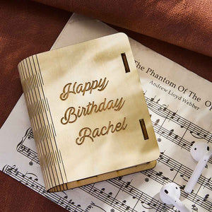 Custom Heart Guitar Picks with Guitar Shaped Box Personalized Wooden Box  Valentine's Day Gifts