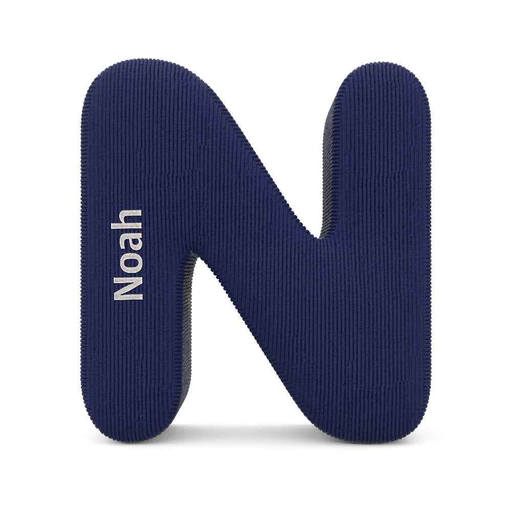 Personalized Alphabet Letter Pillow with Embroidery Name Custom Initial Cushion Unique Gifts