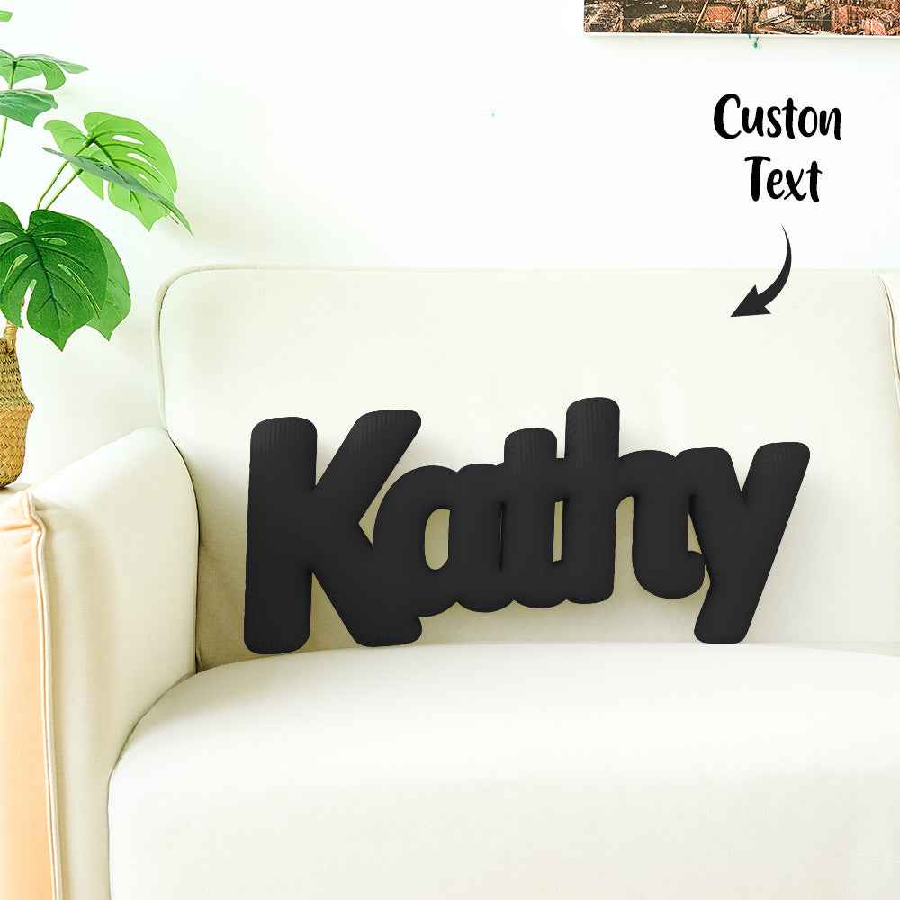 Custom Multi-Letter Pillow 2–5 Letters Shaped Pillow – Personalized Name Cushion Gift