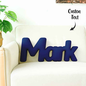 Custom Multi-Letter Pillow 2–5 Letters Shaped Pillow – Personalized Name Cushion Gift