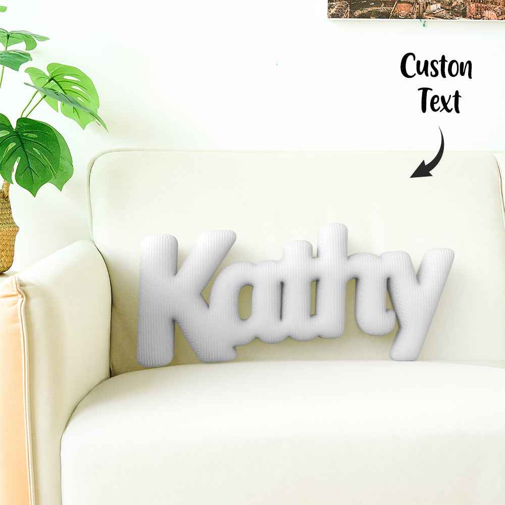 Custom Multi-Letter Pillow 2–5 Letters Shaped Pillow – Personalized Name Cushion Gift