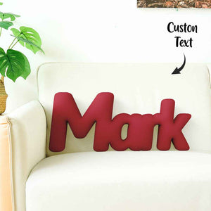 Custom Multi-Letter Pillow 2–5 Letters Shaped Pillow – Personalized Name Cushion Gift