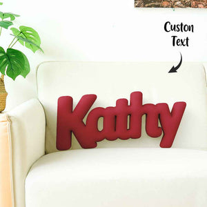 Custom Multi-Letter Pillow 2–5 Letters Shaped Pillow – Personalized Name Cushion Gift